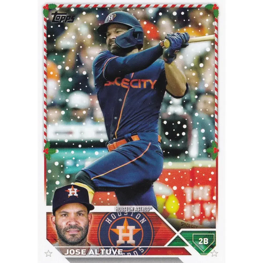 2023 Topps Holiday Jose Altuve H47 Houston Astros